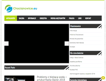Tablet Screenshot of chocianowice.eu